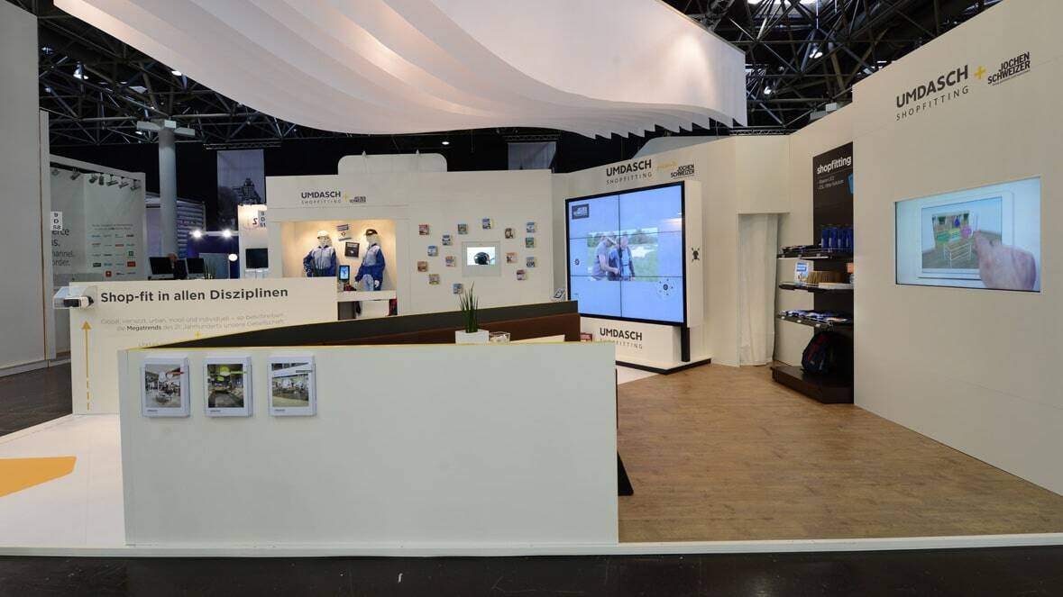 Interactive Shopping Wall Umdasch exhibition stand