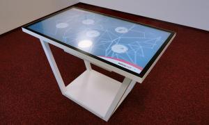 Multitouch table mobile metal frame