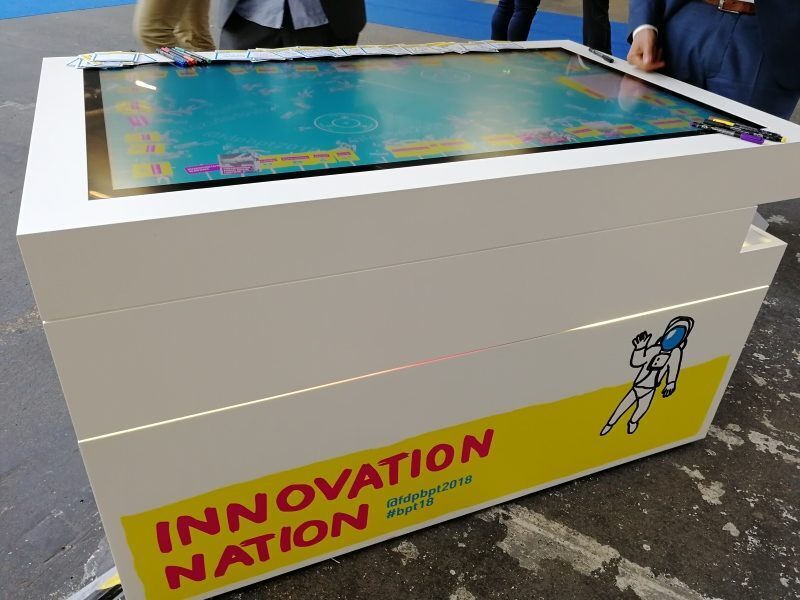 Multitouch scanner table on innovations