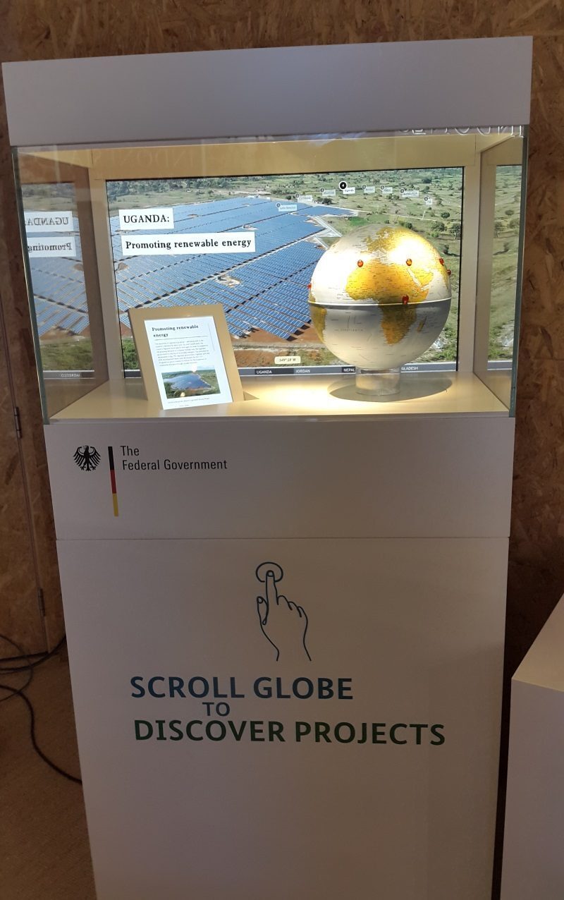 interactive showcase at the COP23 in Bonn