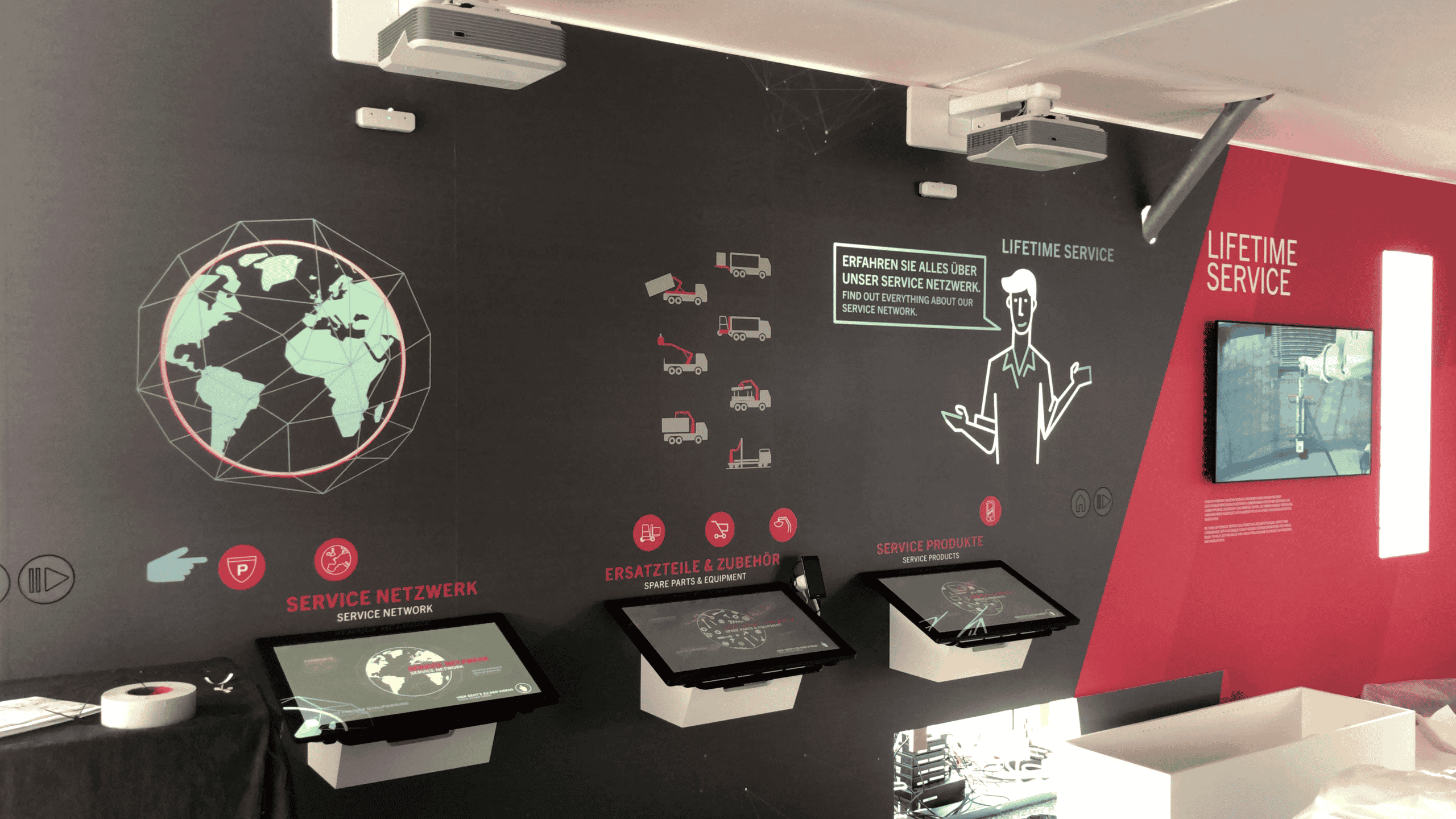 Interactive projection IAA Palfinger