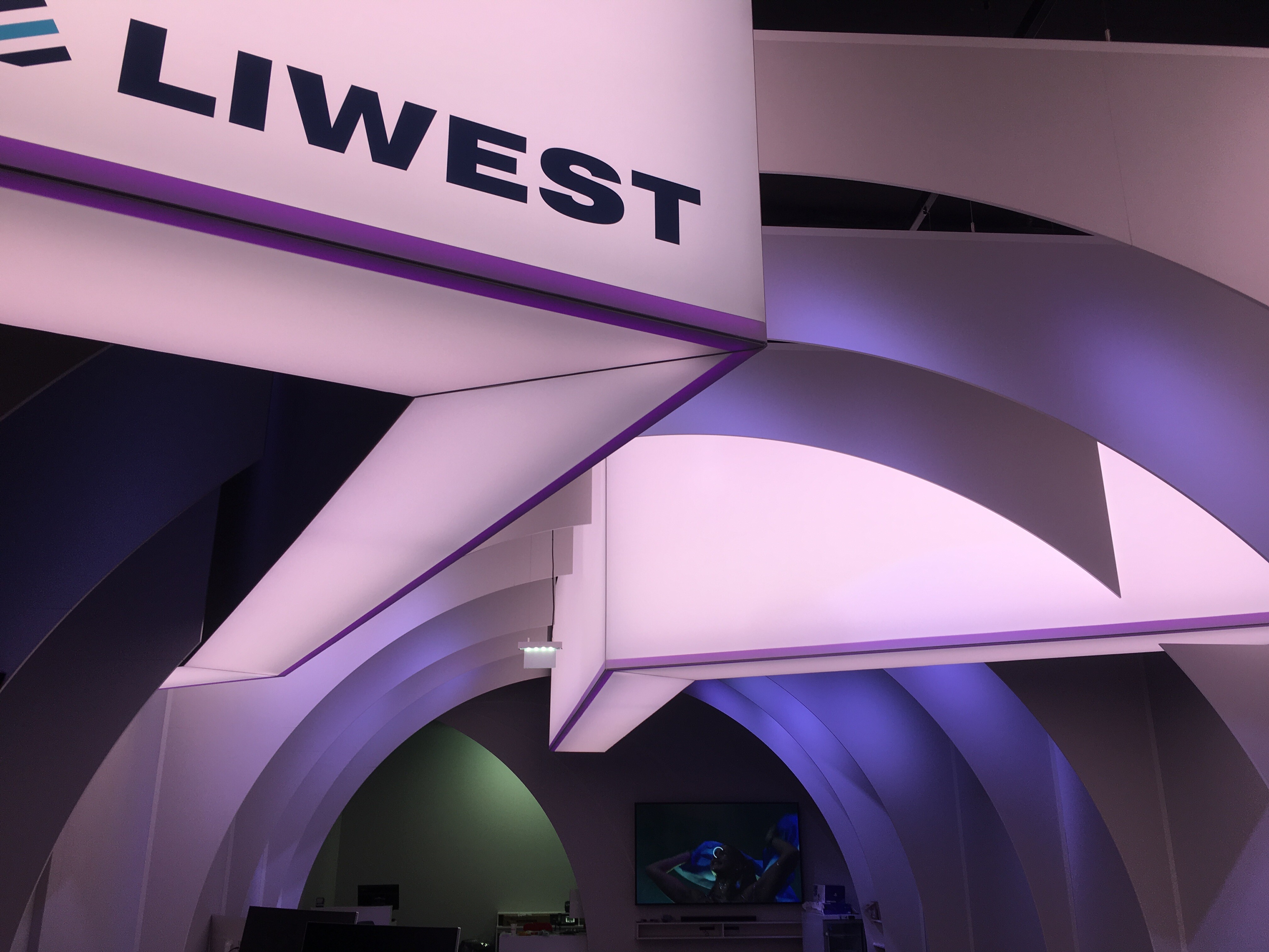 Interior design of the Liwest brand experience world in Pasching