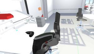 Use of tools and machines in the VR environment