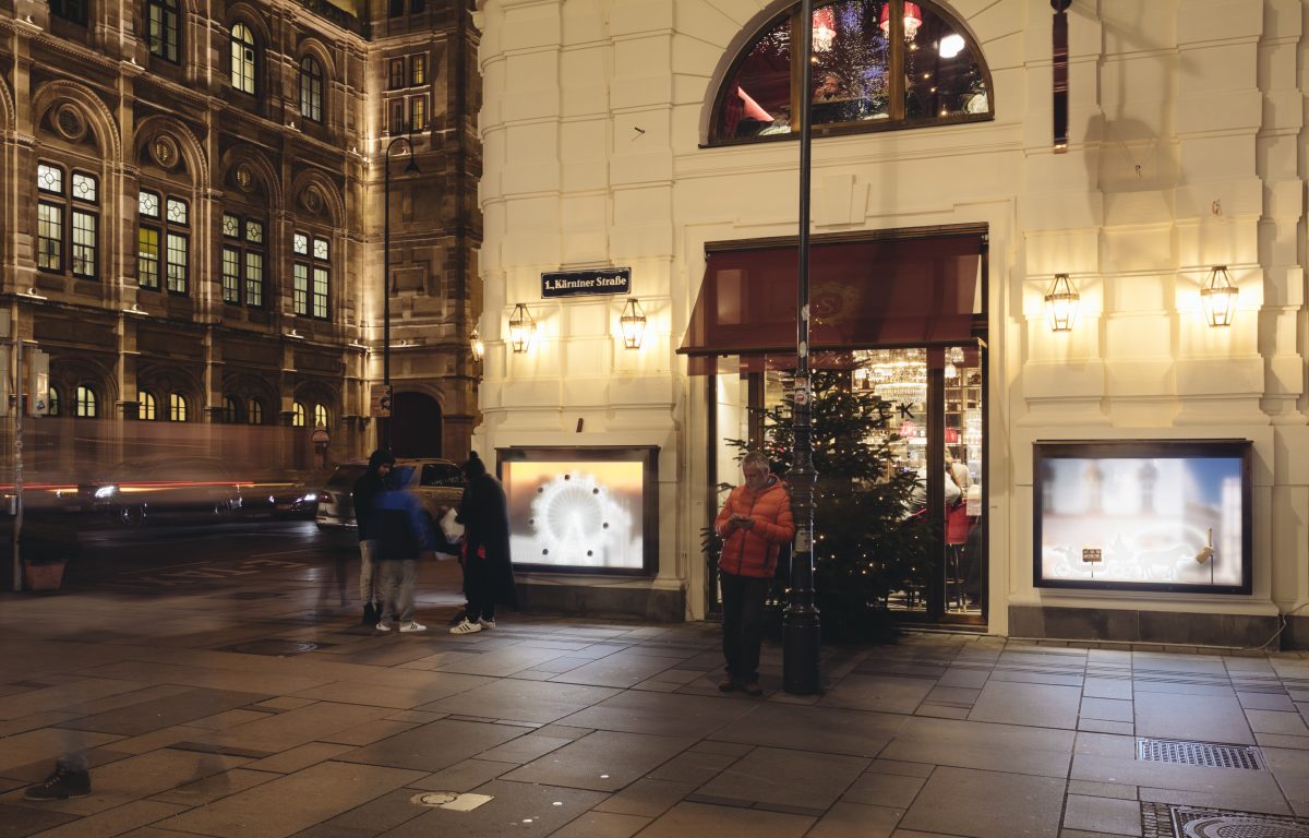 Modern and discreet appearance of the new Café Sacher Eck