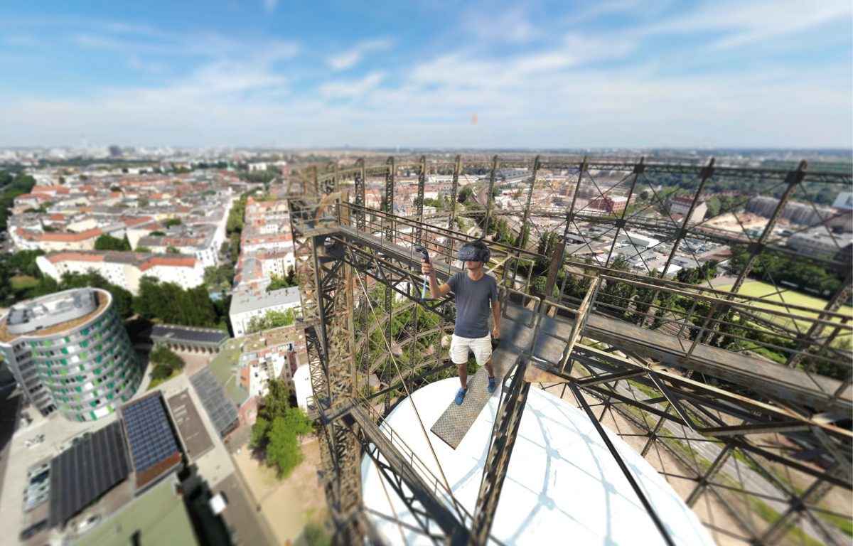 VR Gasometer-Besichtigung