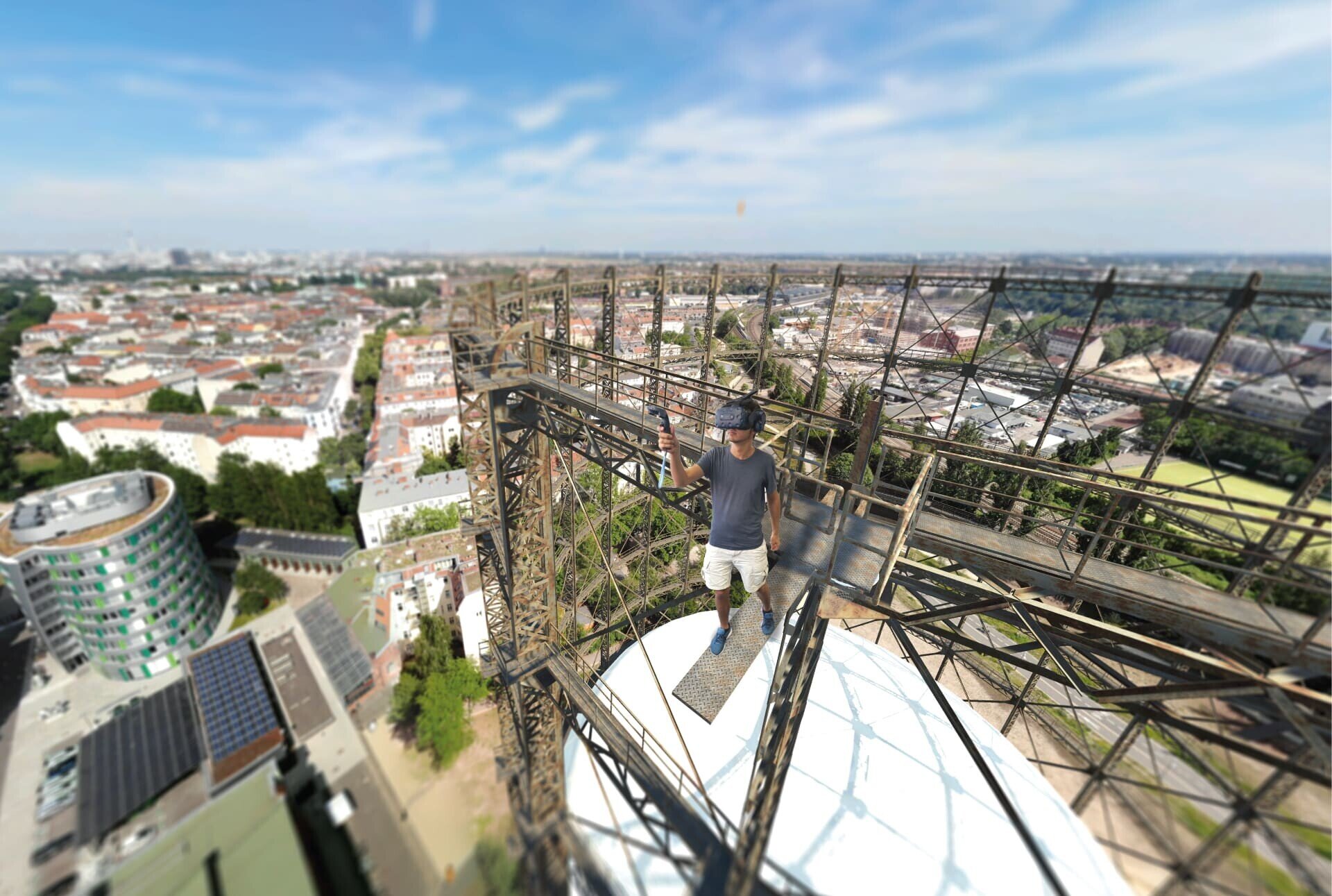 VR Gasometer-Besichtigung