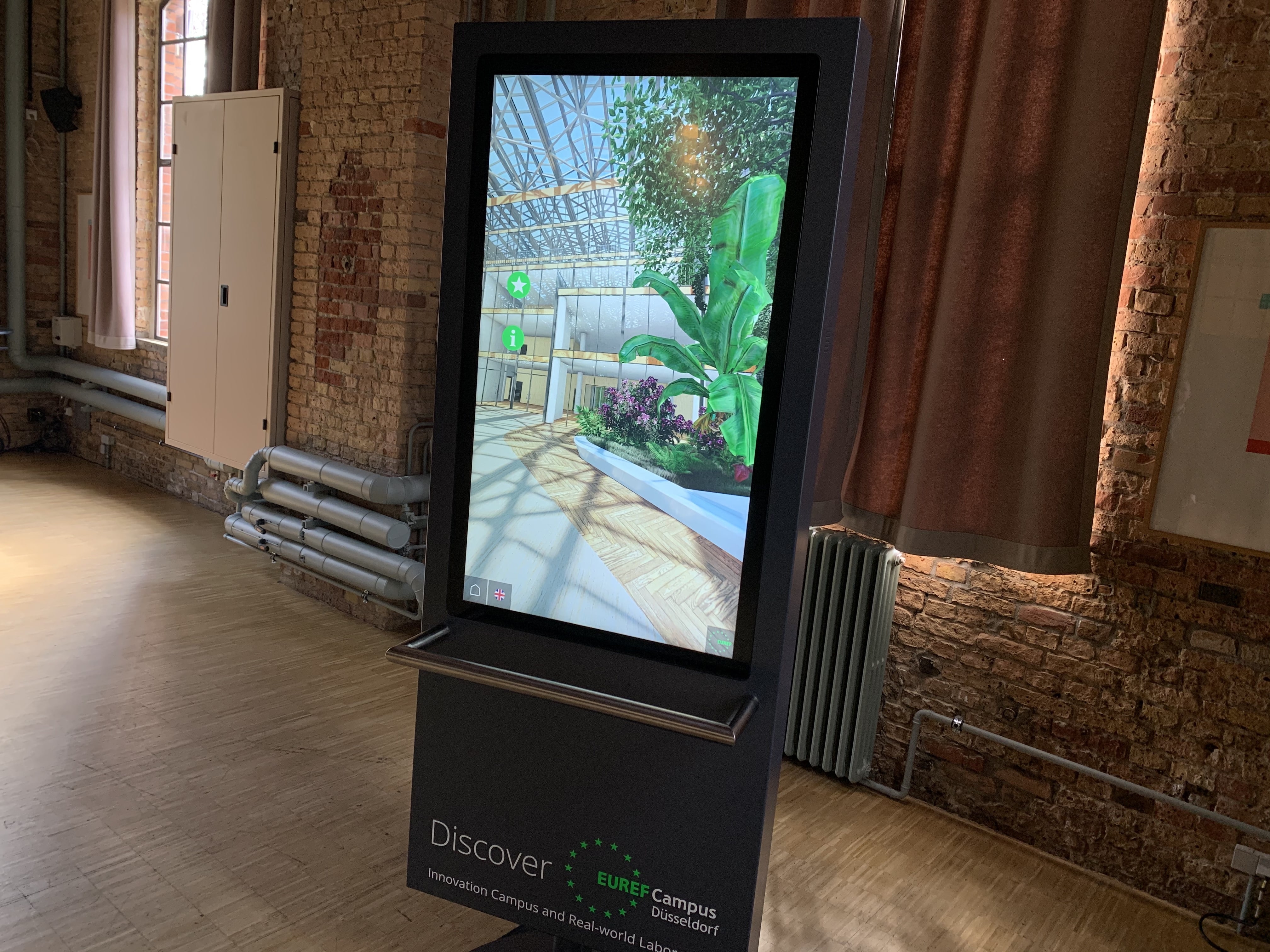 Interactive rotating screen provides immersive insights into the mobility of the future