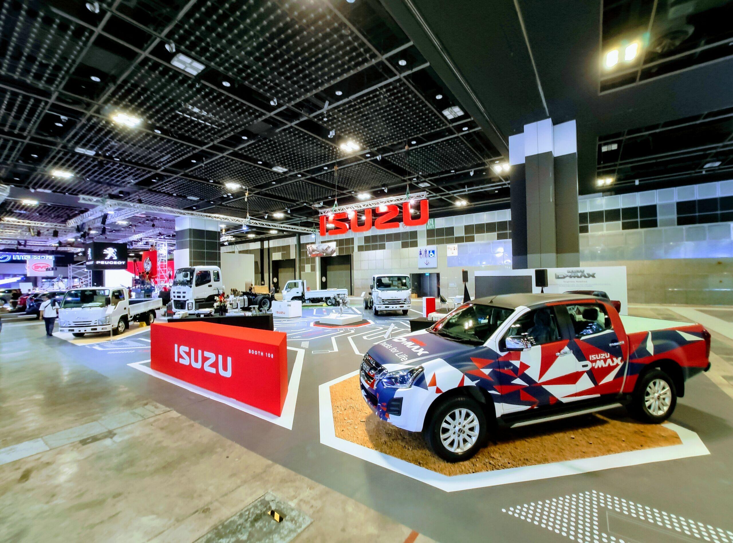 Singapore Motorshow isuzu Messestand