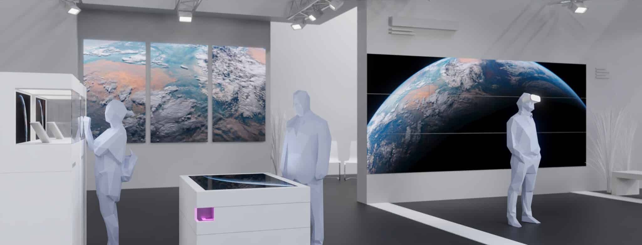 interactive exhibition stand as eye catcher