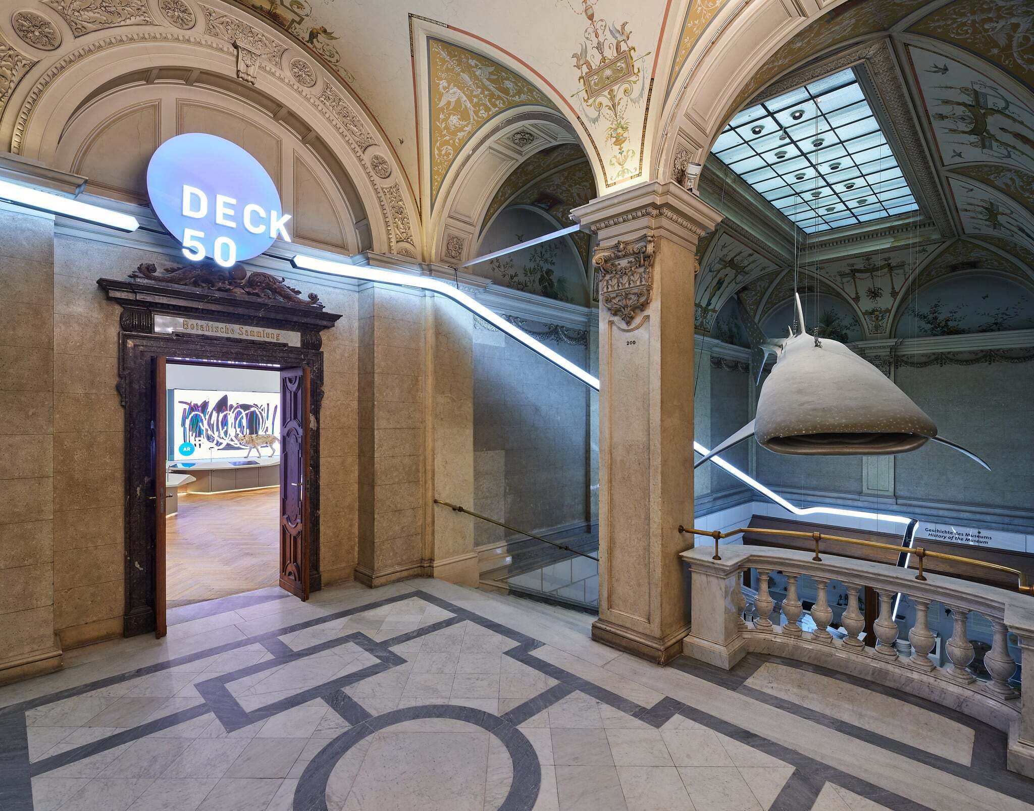 Deck 50 interactive exhibition at NHM Vienna