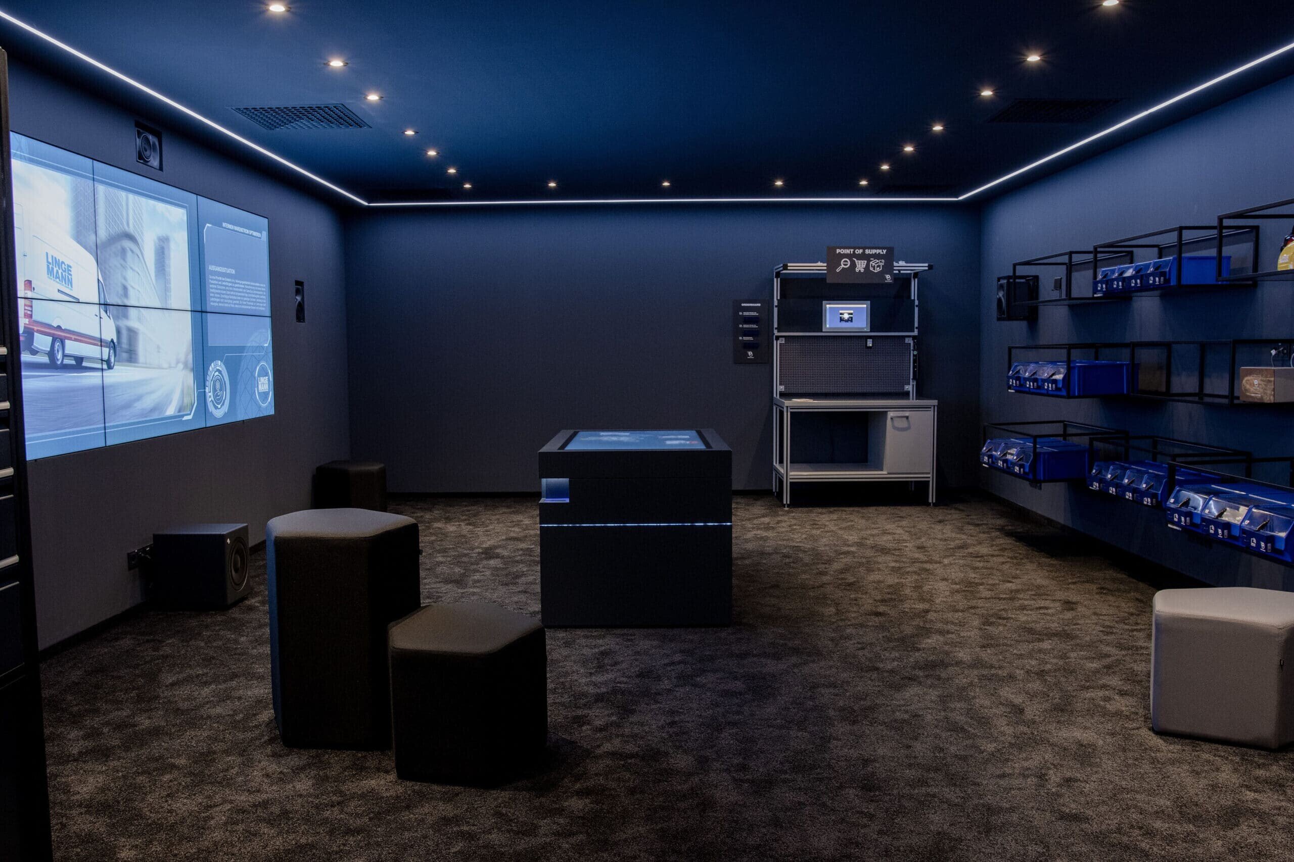 Showroom Technik planen - Beleuchtung Sound Klimatechnik