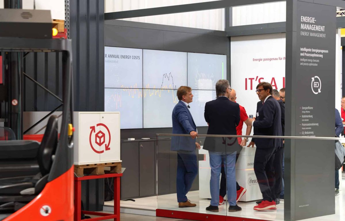 Interaktiver Messestand auf der LogiMAT 2022