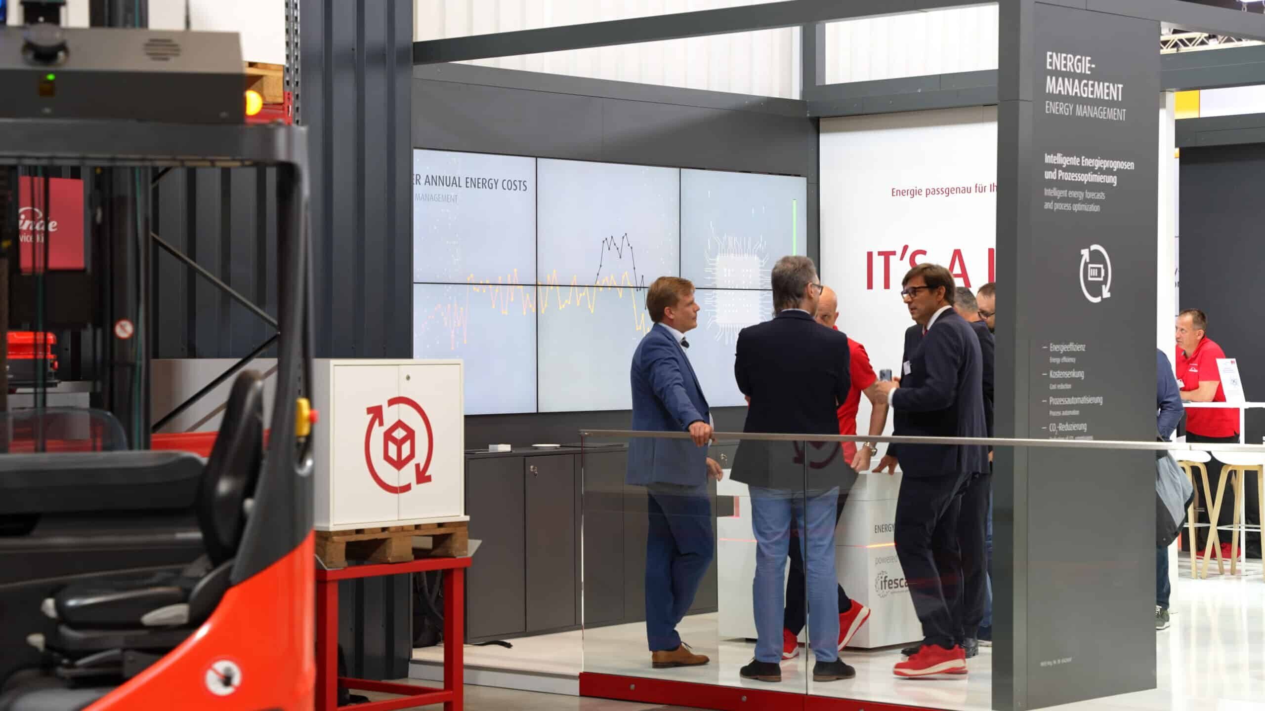 Interaktiver Messestand auf der LogiMAT 2022