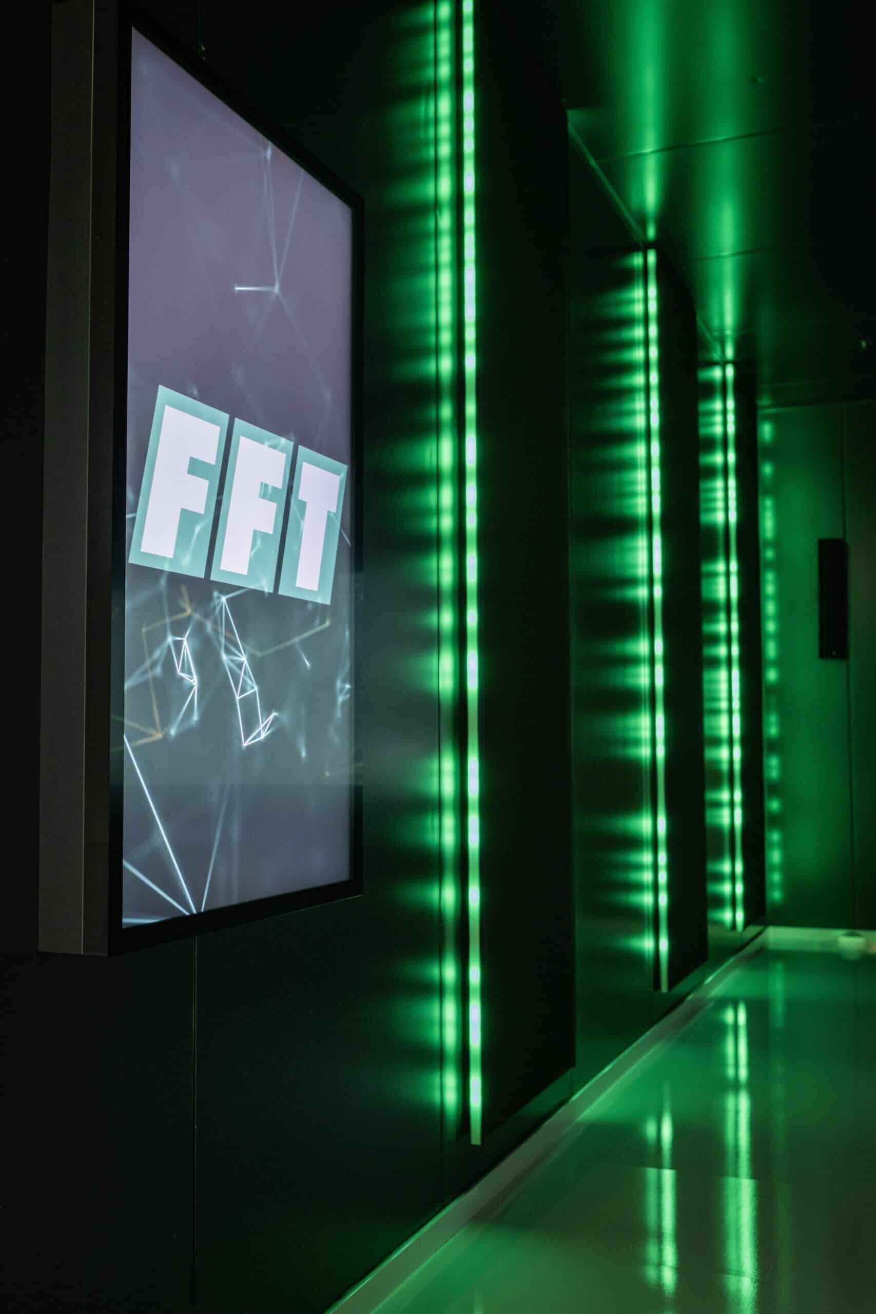 Touch screens and interactive lighting at FFT Produktionssysteme