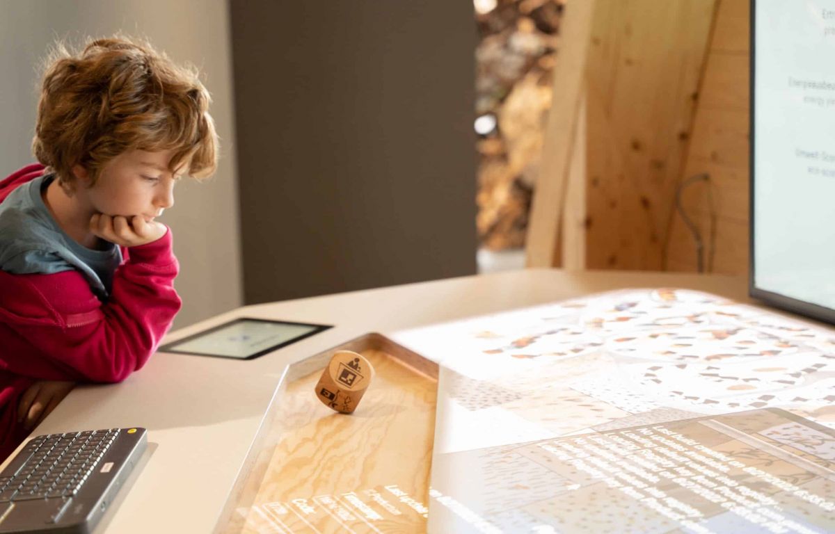 Playful exhibit in the hands-on museum Nawareum