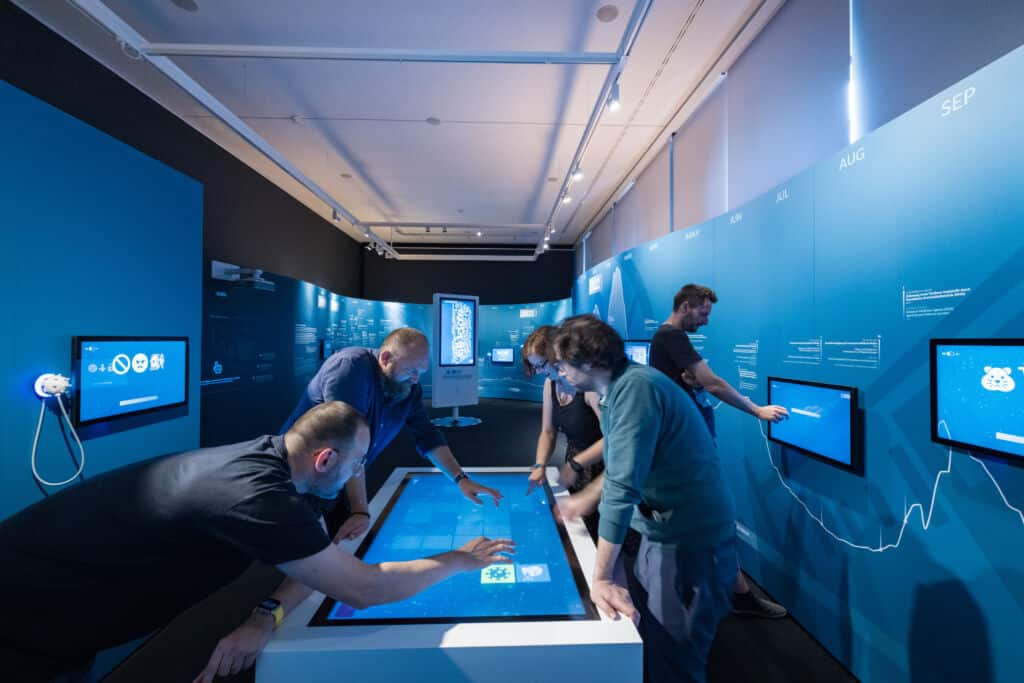 Interactive exhibition for businesses