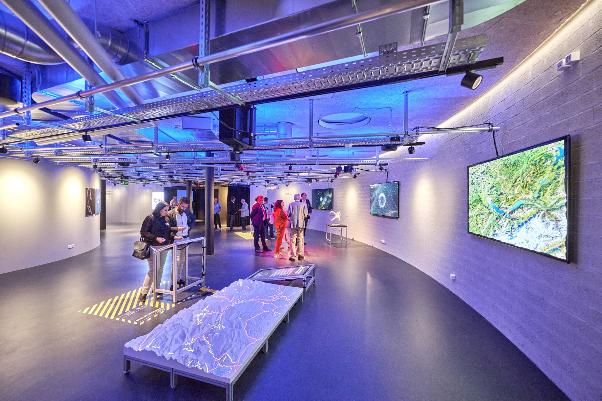 Space Eye visitor centre - immersive experiences in the Swiss observatory