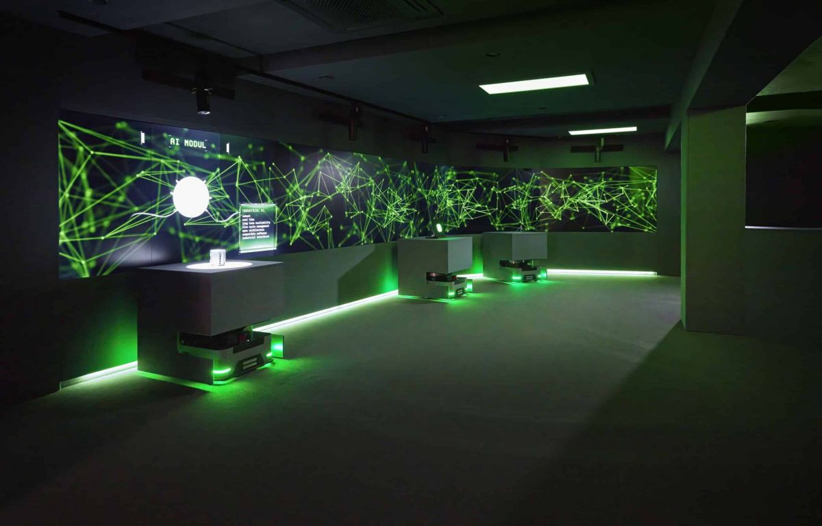KEBA Innovation Space - digital showroom with AGV