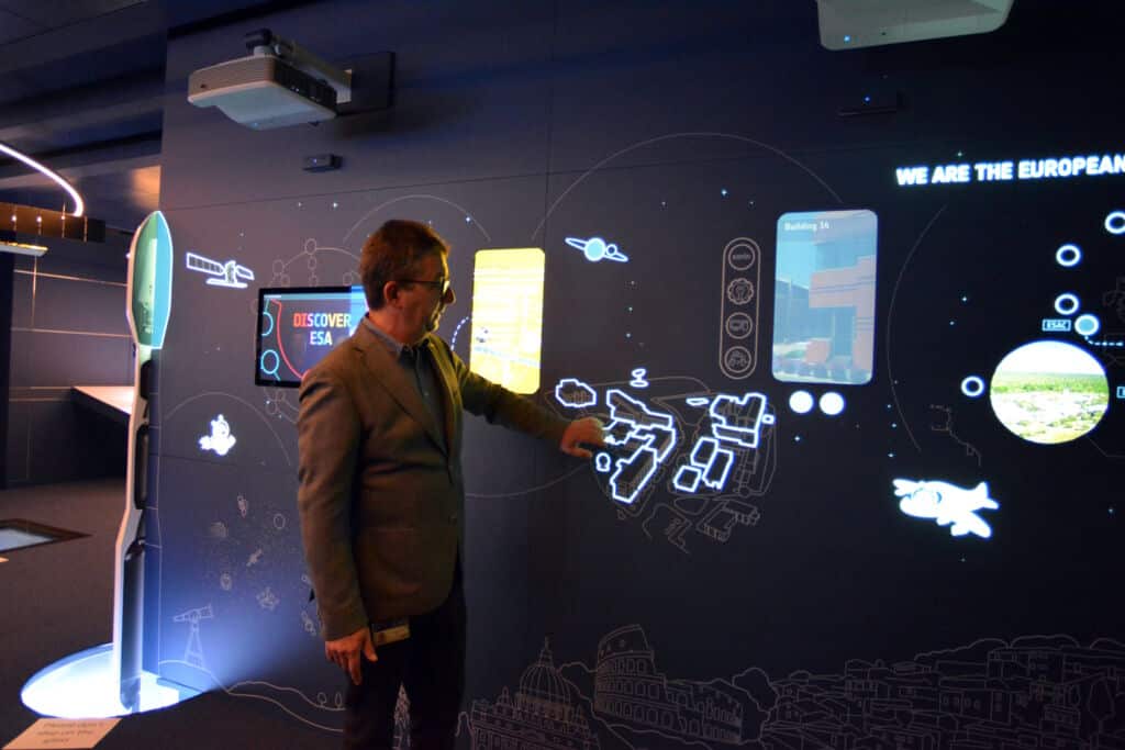 ESA ESRIN Visitor Centre – An innovative interactive experience in Earth observation