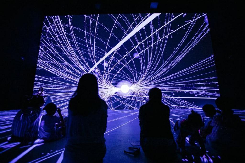 eindrucksvolle Projektionen und interaktive Anwendungen