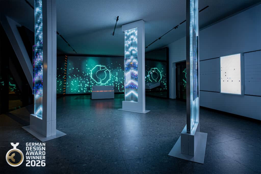 Wack Group corporate showroom wins German Design Award